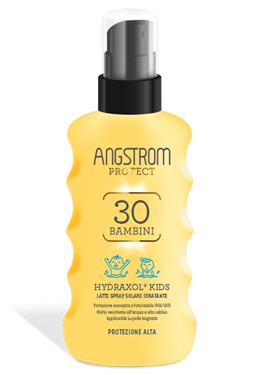 ANGSTROM PROTECT HYDRAXOL KIDS LATTE SPRAY SOLARE PROTEZIONE 30 175 ML - Farma Nice