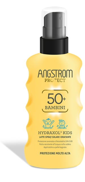 ANGSTROM PROTECT HYDRAXOL KIDS LATTE SPRAY SOLARE ULTRA PROTEZIONE 50+ 175 ML - Farma Nice