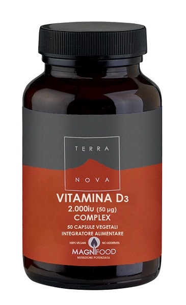 TERRANOVA COMPLESSO DI VITAMINA D3 2000 IU (50UG) 50 CAPSULE - Farma Nice