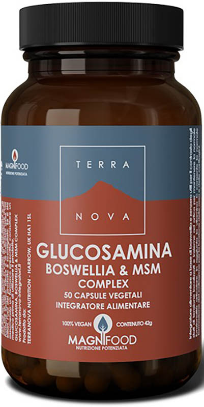 TERRANOVA COMPLESSO DI GLUCOSAMINA BOSWELLIA E MSM 50 CAPSULE - Farma Nice