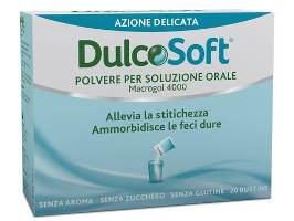 DULCOSOFT POLVERE PER SOLUZIONE ORALE 20 BUSTINE - Farma Nice