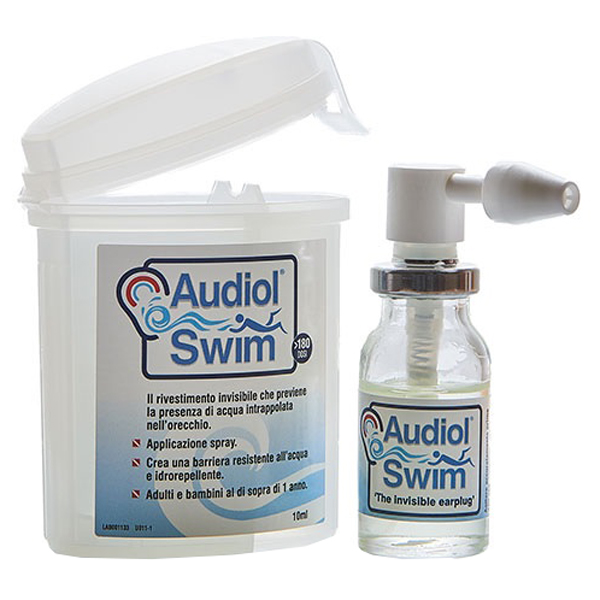 AUDIOLSWIM SOLUZIONE RIVESTIMENTO CANALE UDITIVO COME BARRIERA IDROREPELLENTE - Farma Nice