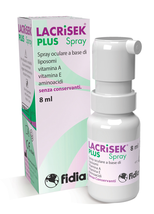 LACRISEK PLUS SPRAY SENZA CONSERVANTI SOLUZIONE OFTALMICA 8 ML - Farma Nice