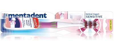 MENTADENT SPAZZOLINO VERTICAL EXPERT SENSI - Farma Nice