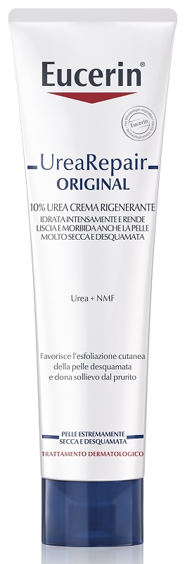 EUCERIN UREAREPAIR ORIGINAL CREMA RIGENERANTE 10% UREA 100 ML TRAVEL SIZE - Farma Nice