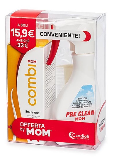 MOM KIT EMERGENZA PIDOCCHI SCATOLA TRASPARENTE - Farma Nice