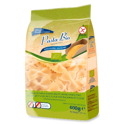 PIACERI MEDITERRANEI FARFALLE BIO 400 G - Farma Nice