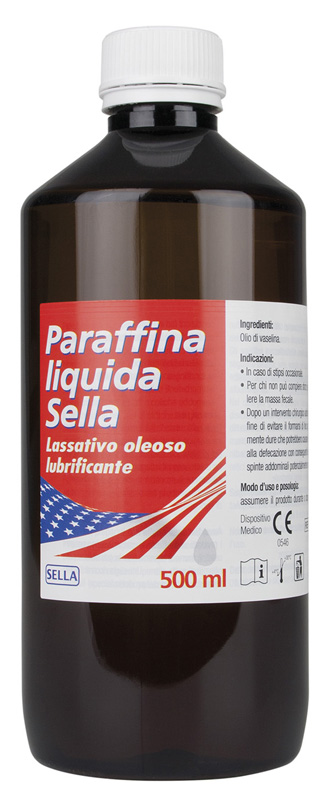 PARAFFINA LIQUIDA MD LASSATIVO 500 ML SELLA - Farma Nice