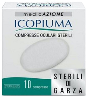 COMPRESSE OCULARI ADESIVE STERILI 10 PEZZI - Farma Nice