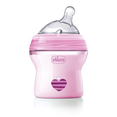 CHICCO BIBERON NATFEEL 0M+ 150 ML GIRL - Farma Nice