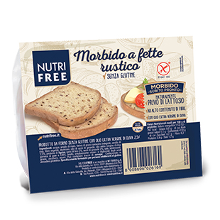 NUTRIFREE MORBIDO A FETTE RUSTICO 165 G - Farma Nice