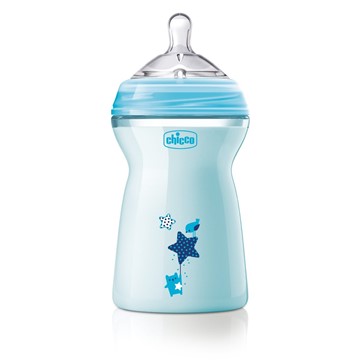 CHICCO BIBERON NATURAL FEELING 6 M+ BOY 330 ML - Farma Nice