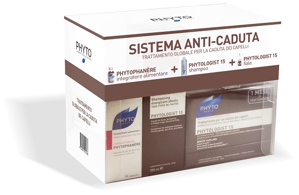 COFFRET SISTEMA PHYTOLOGIST 90 CAPSULE + 12 FIALE X 3,5 ML + SHAMPOO - Farma Nice