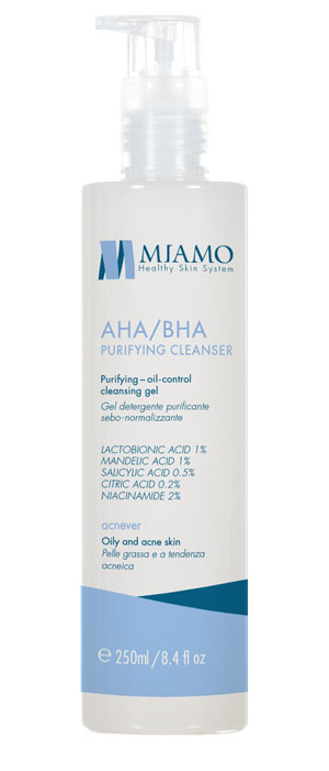 MIAMO ACNEVER AHA/BHA PURIFYING CLEANSER 250 ML - Farma Nice