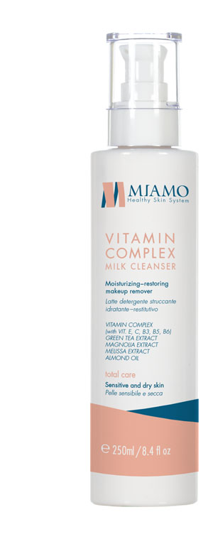 MIAMO TOTAL CARE VITAMIN COMPLEX MILK CLEANSER 250 ML - Farma Nice