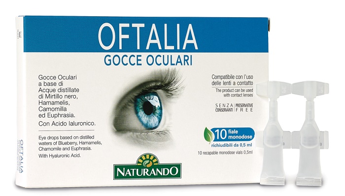 OFTALIA GOCCE OCULARI MONODOSE 2 STRIP DA 5 FIALE DA 0,5 ML - Farma Nice
