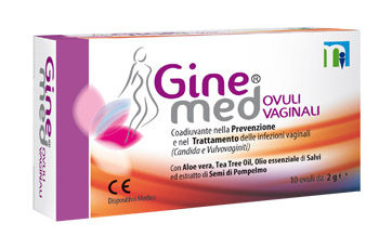GINEMED OVULI VAGINALI 10 OVULI DA 2 G - Farma Nice