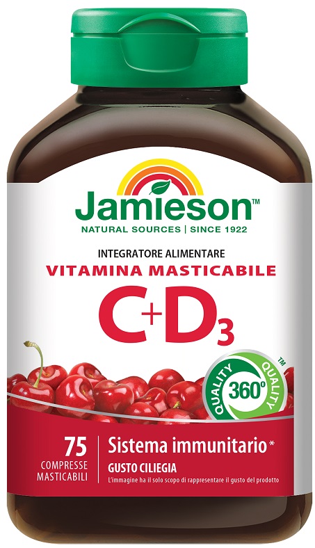 JAMIESON VITAMINA C 500 + D 75 COMPRESSE - Farma Nice