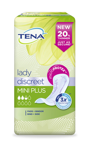 PANNOLONE SAGOMATO TENA DISCREET MINI PLUS 16 PEZZI - Farma Nice