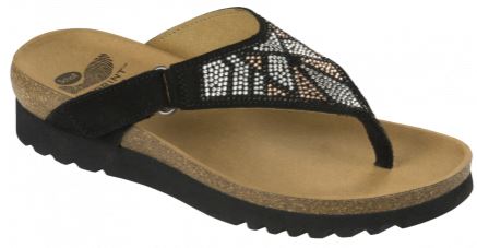KIMI SUEDE + STRASS WOMENS BLACK 40 COLLEZIONE SS17 1 PAIO - Farma Nice