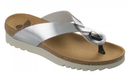 KENNA SYNTHETIC LAMINATED WOMENS SILVER 38 COLLEZIONE SS17 1 PAIO - Farma Nice