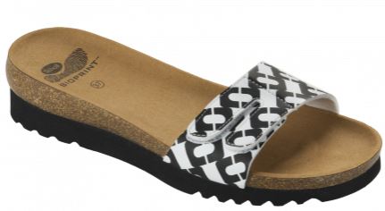 LUWIN OPTICAL PRINTED SYNTH WOMENS BLACK/WHITE 38 COLLEZIONE SS17 1 PAIO - Farma Nice