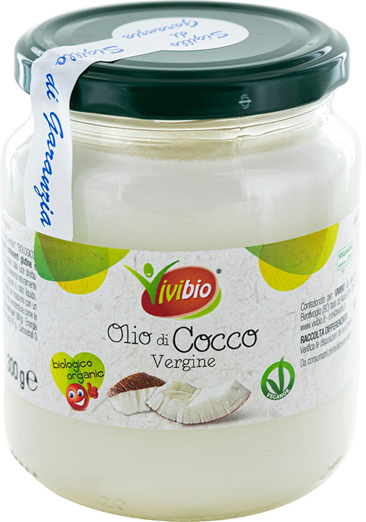 OLIO DI COCCO VERGINE VIVIBIO 300 ML - Farma Nice