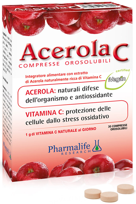 ACEROLA C 30 COMPRESSE OROSOLUBILI - Farma Nice