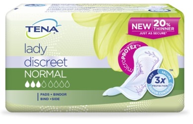 PANNOLONE SAGOMATO TENA DISCREET NORMAL 12 PEZZI - Farma Nice