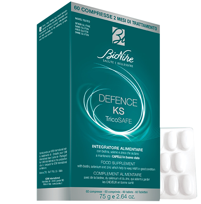 DEFENCE KS TRICOSAFE 60 COMPRESSE - Farma Nice