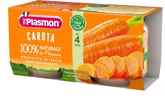 PLASMON OMOGENEIZZATO CAROTA 2 X 80 G - Farma Nice