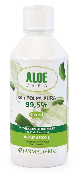 ALOE VERA SUCCO POLPA PURA 500 ML - Farma Nice