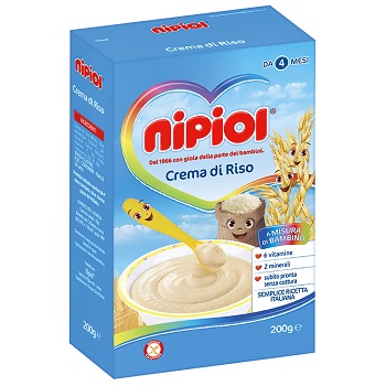 NIPIOL CEREALI CREMA RISO 200 G - Farma Nice