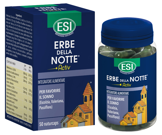 ESI ERBE DELLA NOTTE ACTIV 50 CAPSULE - Farma Nice