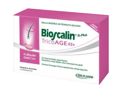BIOSCALIN TRICOAGE 45+ COMPRESSE 60 COMPRESSE - Farma Nice