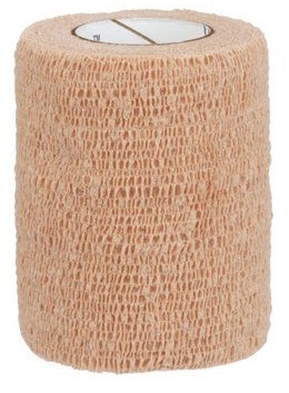 BENDA ELASTICA COMPRESSIVA AUTOADESIVA COBAN 7,5X200CM IN ESTENSIONE 7,5X450CM COLORE CARNE - Farma Nice