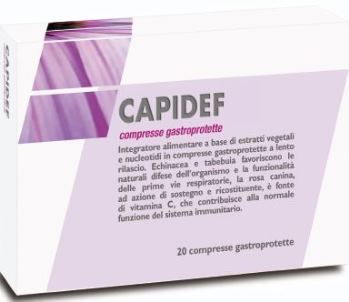 CAPIDEF 20 COMPRESSE GASTROPROTETTE - Farma Nice