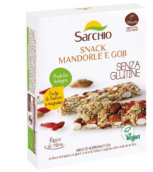 MONOPORZIONE MANDORLE GOJI 20 G - Farma Nice