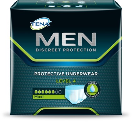 MUTANDINA ASSORBENTE MASCHILE TENA MEN LIVELLO 4 TAGLIA LARGE 10 PEZZI - Farma Nice