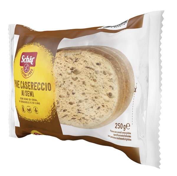 SCHAR PANE CASERECCIO AI SEMI SENZA LATTOSIO 250 G - Farma Nice