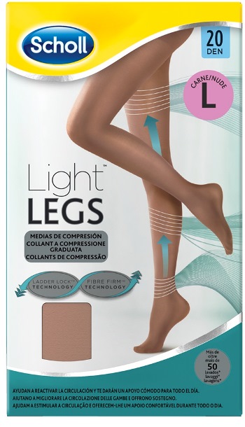 SCHOLL LIGHTLEGS 20 DENARI TAGLIA L COLORE NUDE 1 PAIO - Farma Nice