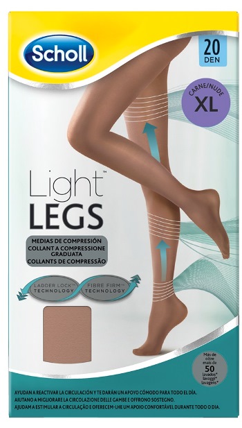 SCHOLL LIGHTLEGS 20 DENARI TAGLIA XL COLORE NUDE 1 PAIO - Farma Nice