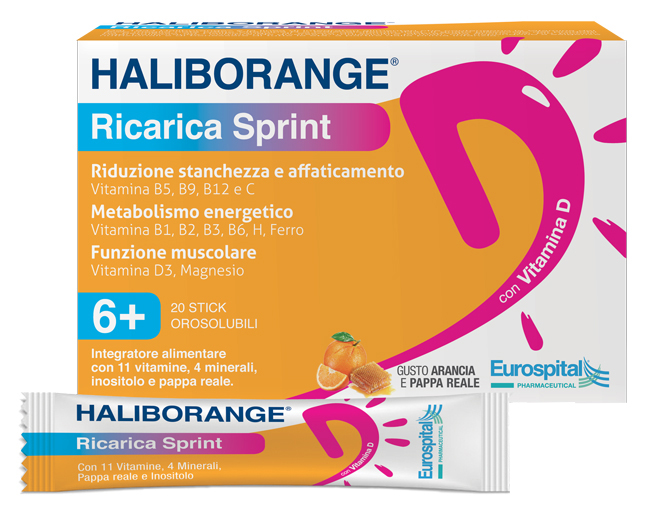 HALIBORANGE RICARICA SPRINT 20 STICK PACK 2 G - Farma Nice