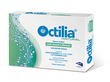 OCTILIA NATURAL OCCHI STANCHI E AFFATICATI 10 FLACONCINI 0,5 ML - Farma Nice