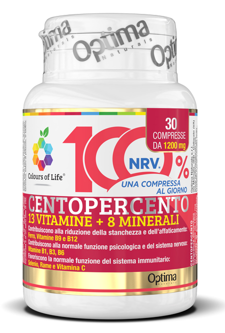 COLOURS OF LIFE CENTOPERCENTO 30 COMPRESSE 1200 MG - Farma Nice