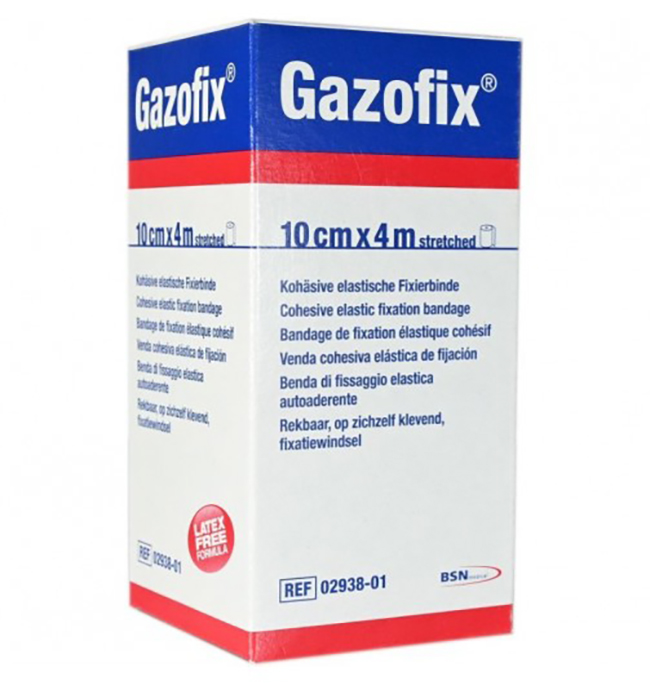 BENDA ELASTICA AUTOADESIVA GAZOFIX 10X400 CM - Farma Nice