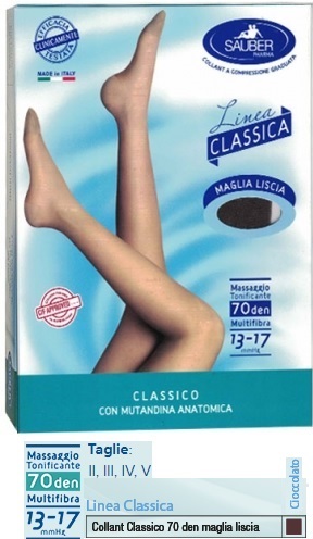 SAUBER CLASSICO COLLANT 70 DENARI MAGLIA LISCIA CIOCCOLATO 4 - Farma Nice