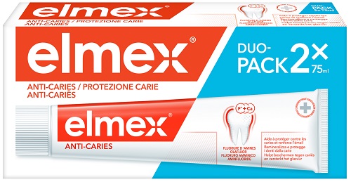 ELMEX PROTEZIONE CARIE 2 X 75 ML - Farma Nice