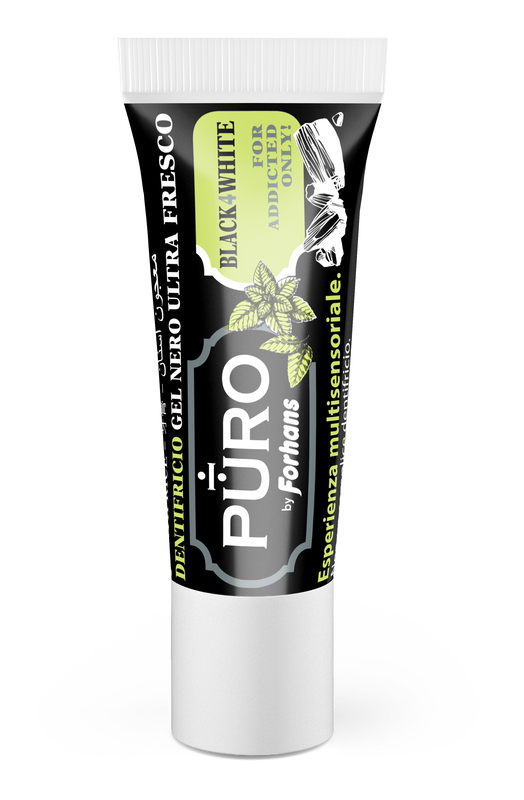 FORHANS BLACK4WHITE DENTIFRICIO 12 ML - Farma Nice