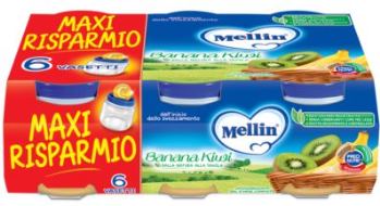 MELLIN OMOGENEIZZATO BANANA KIWI 6 X 100 G - Farma Nice